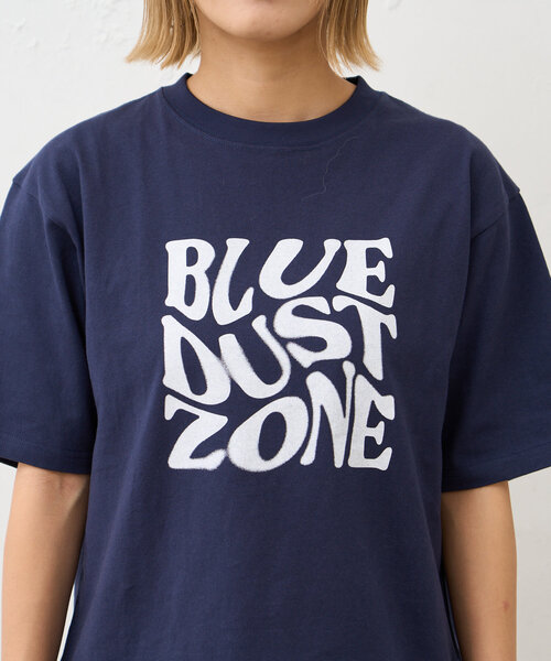 CIAOPANIC TYPY（チャオパニックティピー）の「【UNISEX】スクエアロゴTEE（Tシャツ/カットソー・レディース・ブルー/ネイビー/ホワイト・MEDIUM/LARGE）」の8枚目の写真