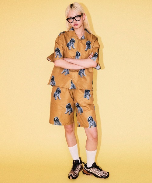 Candy Stripper（キャンディストリッパー）の「MY PUPPY シャツ（シャツ/ブラウス・レディース・ライトグレー/ブラック/キャメル・FREE）」の7枚目の写真