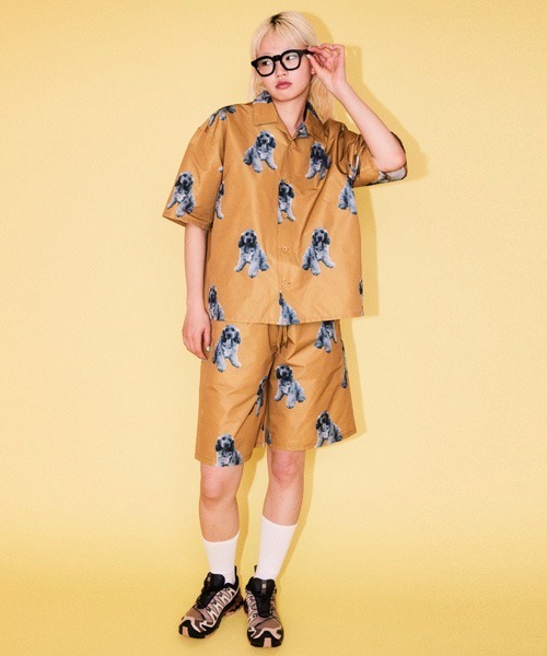 Candy Stripper（キャンディストリッパー）の「MY PUPPY シャツ（シャツ/ブラウス・レディース・ライトグレー/ブラック/キャメル・FREE）」の8枚目の写真