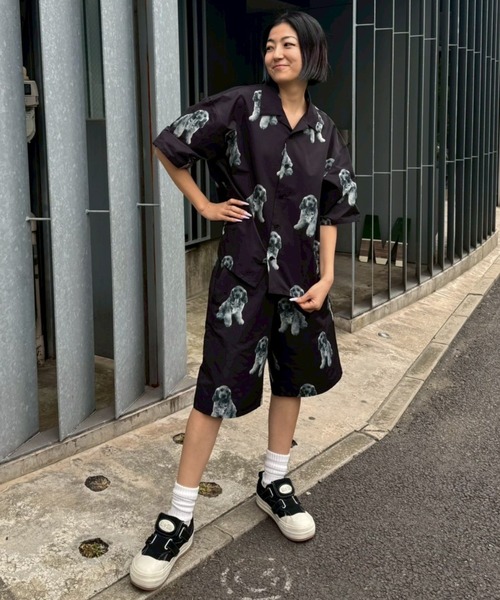 Candy Stripper（キャンディストリッパー）の「MY PUPPY シャツ（シャツ/ブラウス・レディース・ライトグレー/ブラック/キャメル・FREE）」の11枚目の写真