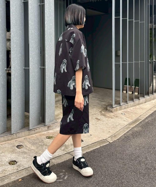 Candy Stripper（キャンディストリッパー）の「MY PUPPY シャツ（シャツ/ブラウス・レディース・ライトグレー/ブラック/キャメル・FREE）」の13枚目の写真