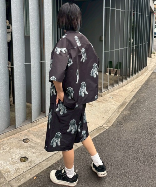 Candy Stripper（キャンディストリッパー）の「MY PUPPY シャツ（シャツ/ブラウス・レディース・ライトグレー/ブラック/キャメル・FREE）」の14枚目の写真