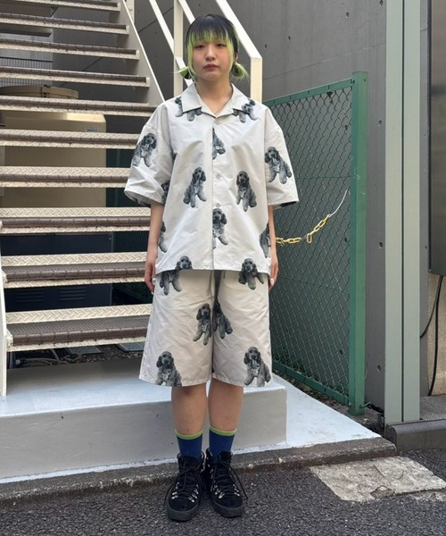 Candy Stripper（キャンディストリッパー）の「MY PUPPY シャツ（シャツ/ブラウス・レディース・ライトグレー/ブラック/キャメル・FREE）」の17枚目の写真