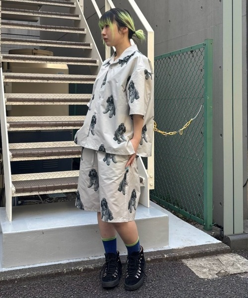 Candy Stripper（キャンディストリッパー）の「MY PUPPY シャツ（シャツ/ブラウス・レディース・ライトグレー/ブラック/キャメル・FREE）」の19枚目の写真