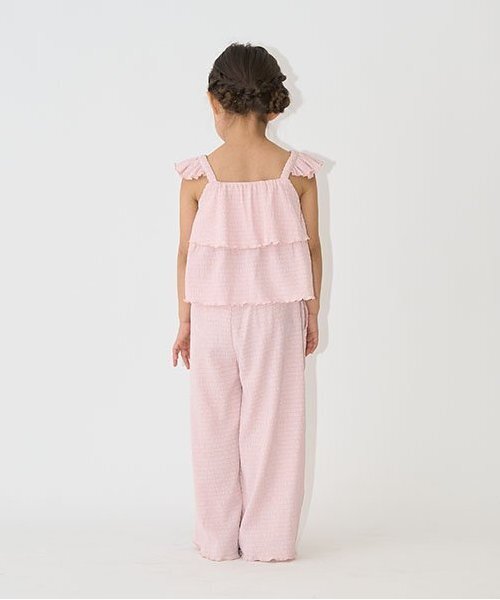 Lycee mine（リセマイン）の「キャミ&ロングワイドパンツセットアップ（セットアップ・キッズ・ラベンダー/モカ/ブラック/ライトピンク・140cm/100cm/150cm/130cm/120cm/110cm）」の14枚目の写真