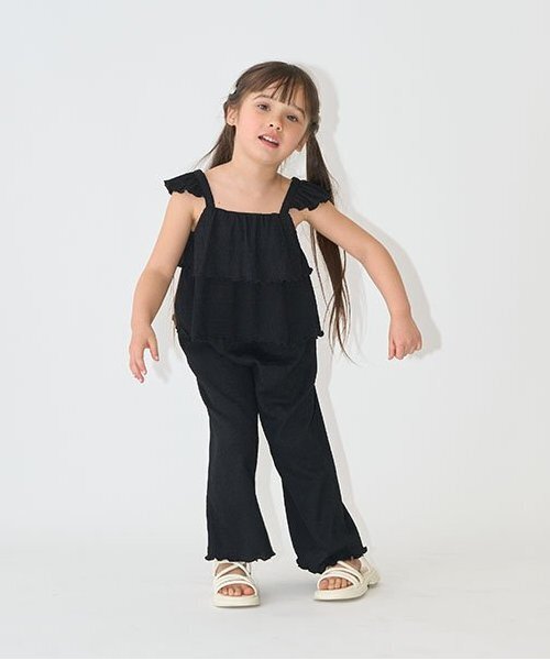 Lycee mine（リセマイン）の「キャミ&ロングワイドパンツセットアップ（セットアップ・キッズ・ラベンダー/モカ/ブラック/ライトピンク・140cm/100cm/150cm/130cm/120cm/110cm）」の22枚目の写真