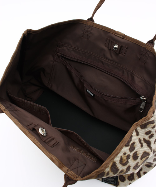 HEAD PORTER（ヘッドポーター）の「LEOPARD/TOTE BAG (M)（ショルダーバッグ・メンズ・レオパード・FREE）」の7枚目の写真