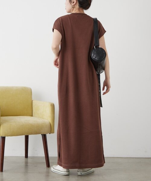 CIAOPANIC TYPY(チャオパニックティピー)の「【低身長・高身長対応/サイズ展開あり【WEB限定】サーマルスキッパーワンピース(ワンピース・レディース・ブラウン/レッド/ブラック/グレー系その他/アイボリー・SMALL/MEDIUM/LARGE)」の16枚目の写真