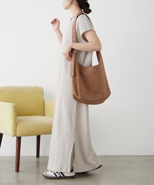 CIAOPANIC TYPY(チャオパニックティピー)の「【低身長・高身長対応/サイズ展開あり【WEB限定】サーマルスキッパーワンピース(ワンピース・レディース・ブラウン/レッド/ブラック/グレー系その他/アイボリー・SMALL/MEDIUM/LARGE)」の21枚目の写真