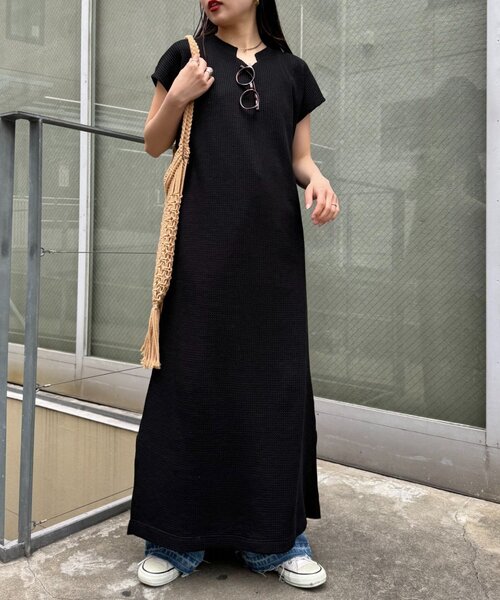 ワンピース chiro Cleric Collar Knitサックワンピース(ワンピース)｜MACKINTOSH