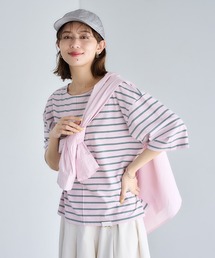 studio CLIP | USAコットンダブルフロントベーシックTシャツ(Tシャツ/カットソー)