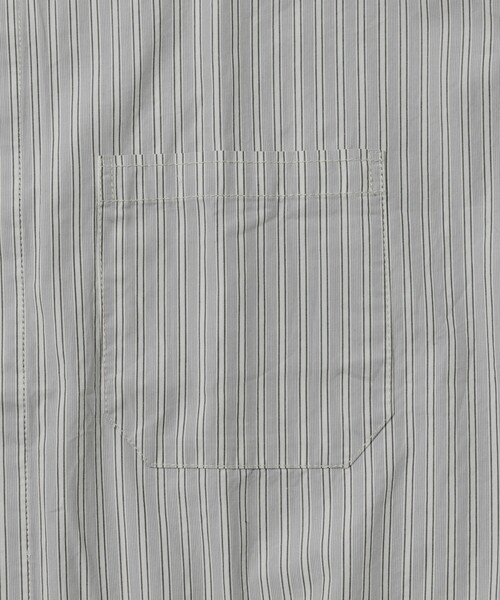 HINSON（ヒンソン）の「HINSON/ヒンソン フルジップカーディガン ショートスリーブシャツ/ブロード（シャツ/ブラウス・メンズ・ホワイト/ブラック/グレー系その他/サックスブルー/ブルー系その他・MEDIUM/LARGE）」の10枚目の写真