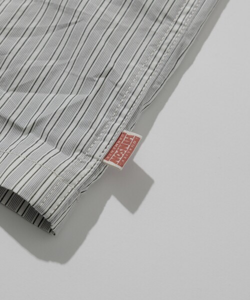 HINSON（ヒンソン）の「HINSON/ヒンソン フルジップカーディガン ショートスリーブシャツ/ブロード（シャツ/ブラウス・メンズ・ホワイト/ブラック/グレー系その他/サックスブルー/ブルー系その他・MEDIUM/LARGE）」の12枚目の写真