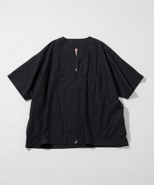 HINSON（ヒンソン）の「HINSON/ヒンソン フルジップカーディガン ショートスリーブシャツ/ブロード（シャツ/ブラウス・メンズ・ホワイト/ブラック/グレー系その他/サックスブルー/ブルー系その他・MEDIUM/LARGE）」の22枚目の写真