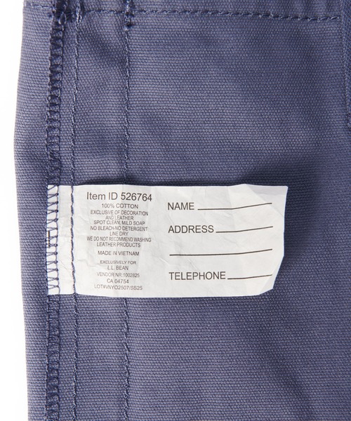 L.L.Bean（エルエルビーン）の「【L.L.Bean/エル・エル・ビーン】 record tote bag for bonjor records exclusive "Slate Blue"（トートバッグ・メンズ・ブルー系その他2・FREE）」の8枚目の写真