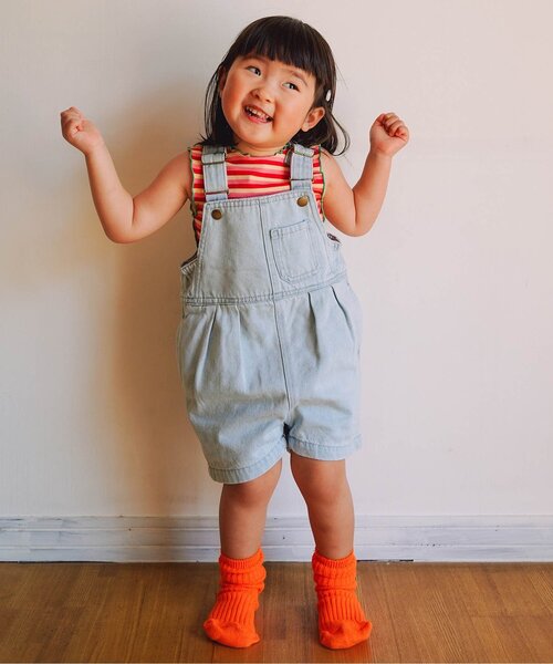 p.premier(ピードットプルミエ)の「イロチ買いしたい総柄メロウタンク(タンクトップ・キッズ・ブラック/ブルー/オレンジ/ブラウン/ピンク/レッド・80/90/100/110/120/130/140)」の16枚目の写真