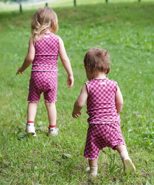 p.premier(ピードットプルミエ)の「イロチ買いしたい総柄メロウタンク(タンクトップ・キッズ・ブラック/ブルー/オレンジ/ブラウン/ピンク/レッド・80/90/100/110/120/130/140)」の22枚目の写真