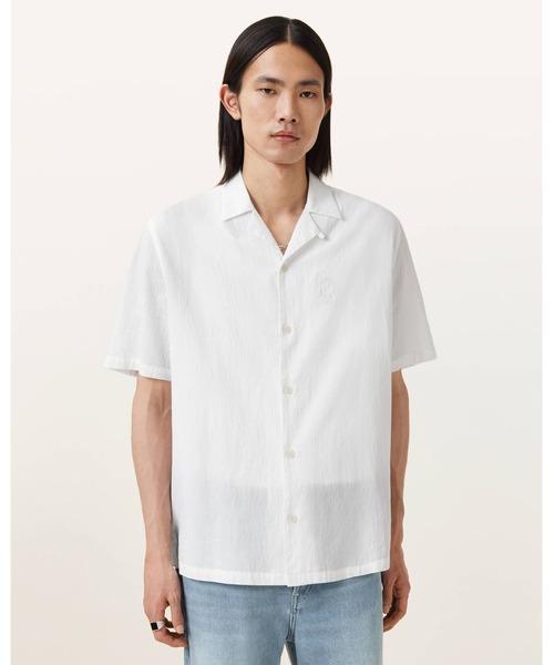 ALLSAINTS(オールセインツ)の「HAVEN SHORT SLEEVE SHIRT | HAVEN 半袖 シャツ(シャツ/ブラウス・メンズ・ホワイト・M/L/XL/XS/S)」の6枚目の写真