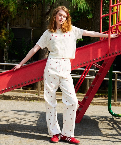 LOB(ロブ)の「ロブスター総柄パンツ(その他パンツ・レディース・ホワイト/ネイビー/グリーン・S/M)」の13枚目の写真