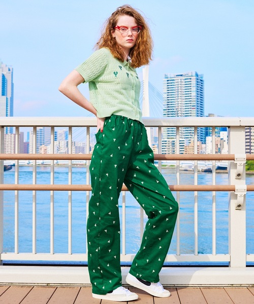 LOB(ロブ)の「ロブスター総柄パンツ(その他パンツ・レディース・ホワイト/ネイビー/グリーン・S/M)」の17枚目の写真