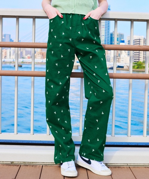 LOB(ロブ)の「ロブスター総柄パンツ(その他パンツ・レディース・ホワイト/ネイビー/グリーン・S/M)」の15枚目の写真
