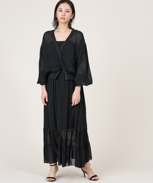 marmors(マルモア)の「【marmors】gather skirt(スカート・レディース・モカ/ブラック・36)」の20枚目の写真