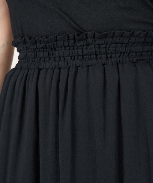 marmors(マルモア)の「【marmors】gather skirt(スカート・レディース・モカ/ブラック・36)」の6枚目の写真