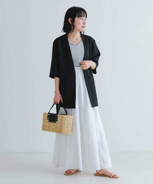 アーバンリサーチ　ハーフスリーブジャケット　CHARCOAL URBAN RESEARCH（アーバンリサーチ）の「ハーフスリーブ