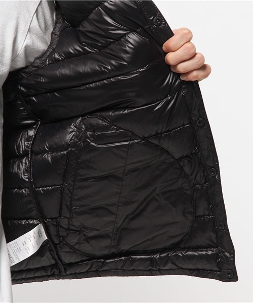 DANTON(ダントン)の「【ダントン】インナーダウンベスト*(ダウンベスト・メンズ・ブラック/ベージュ・MEDIUM/LARGE)」の8枚目の写真