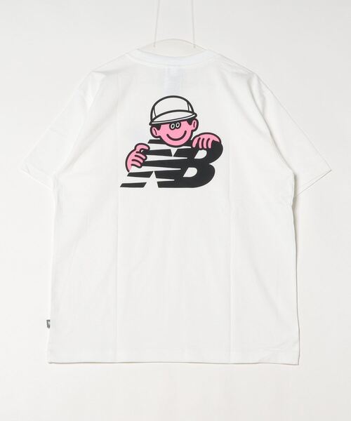 tシャツ New Balance X Face Oka スモールロゴショートスリーブTシャツ レディース New Balance tシャツ X Face Oka スモールロゴショートスリーブT