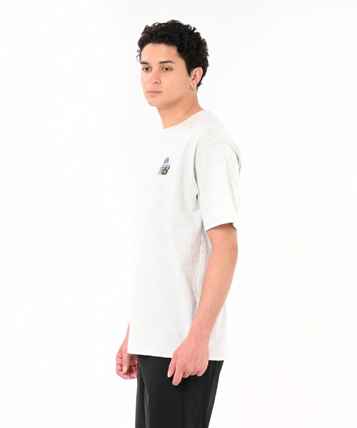 NEW BALANCE（ニューバランス）の「New Balance X Face Oka Character ショートスリーブTシャツ（Tシャツ/カットソー・メンズ・ヘザーグレー/ホワイト・XX-LARGE/X-LARGE/LARGE/MEDIUM/SMALL）」の9枚目の写真