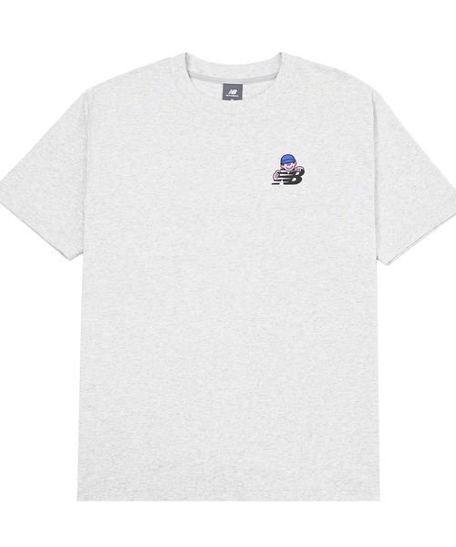 NEW BALANCE（ニューバランス）の「New Balance X Face Oka Character ショートスリーブTシャツ（Tシャツ/カットソー・メンズ・ヘザーグレー/ホワイト・XX-LARGE/X-LARGE/LARGE/MEDIUM/SMALL）」の13枚目の写真
