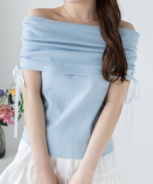 clear | サイドドロストオフショルカットソートップス [着回し力抜群 大人 フェミニン]≪2025SS新作≫(Tシャツ/カットソー)