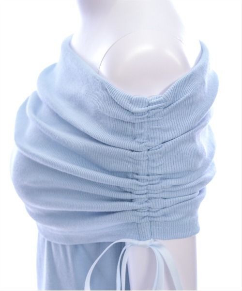 clear（クリア）の「サイドドロストオフショルカットソートップス [着回し力抜群 大人 フェミニン]（Tシャツ/カットソー・レディース・オフホワイト/ライトピンク/サックスブルー/ブラック・F）」の17枚目の写真