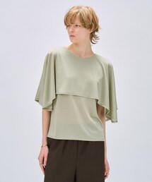 cloenc | 【マシンウォッシュ】ラメケーププルオーバー(Tシャツ/カットソー)