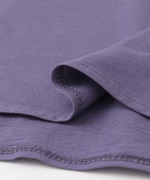 URBAN RESEARCH ROSSO WOMEN(アーバンリサーチ ロッソ)の「接触冷感ハーフスリーブドルマンTシャツ(Tシャツ/カットソー・レディース・パープル/オフホワイト/ブラック/ライトベージュ・FREE)」の13枚目の写真