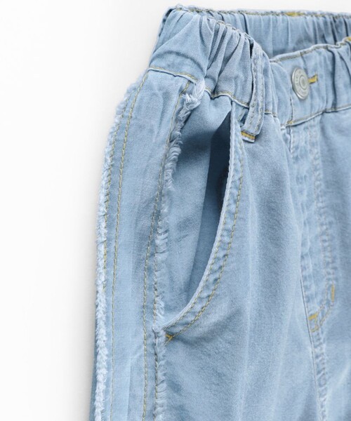 BRANSHES（ブランシェス）の「【接触冷感】ライトデニムパンツ（デニムパンツ・キッズ・サックスブルー/ネイビー・150/130/80/110/90/140/120/100）」の11枚目の写真