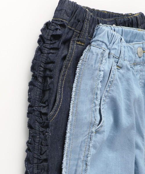 BRANSHES（ブランシェス）の「【接触冷感】ライトデニムパンツ（デニムパンツ・キッズ・サックスブルー/ネイビー・150/130/80/110/90/140/120/100）」の12枚目の写真