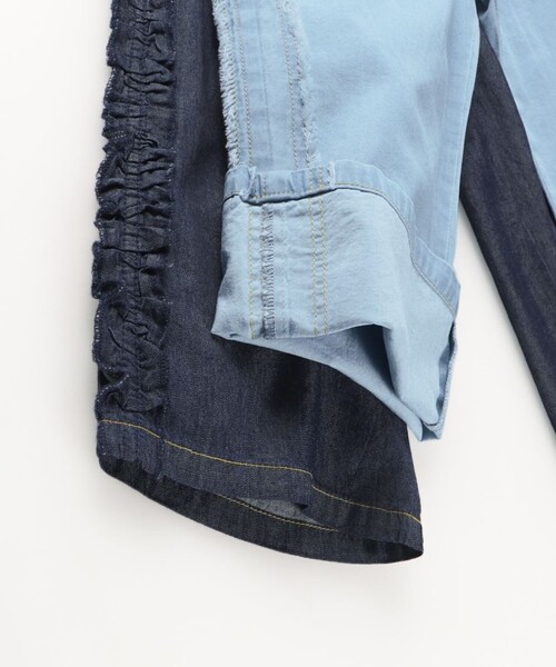 BRANSHES（ブランシェス）の「【接触冷感】ライトデニムパンツ（デニムパンツ・キッズ・サックスブルー/ネイビー・150/130/80/110/90/140/120/100）」の13枚目の写真