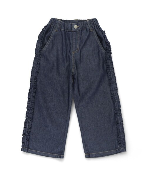 BRANSHES（ブランシェス）の「【接触冷感】ライトデニムパンツ（デニムパンツ・キッズ・サックスブルー/ネイビー・150/130/80/110/90/140/120/100）」の18枚目の写真