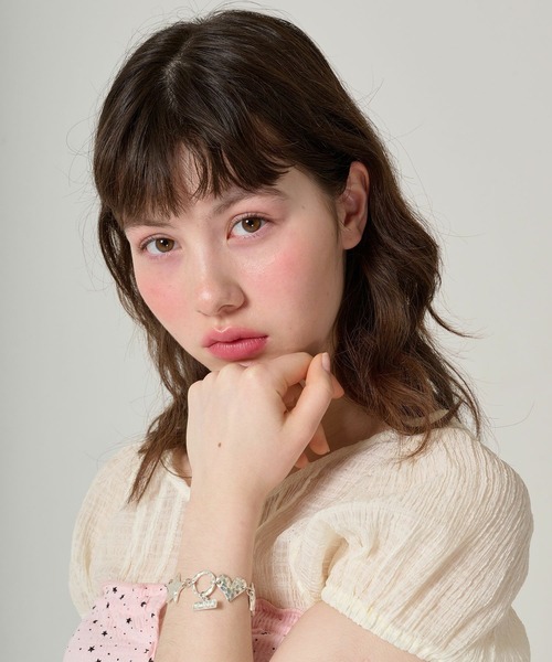 TINA：JOJUN（ティーナジョジュン）の「オリジナルチャーム シルバーブレスレット TINA：JOJUN（ブレスレット・レディース・シルバー・フリー）」の2枚目の写真