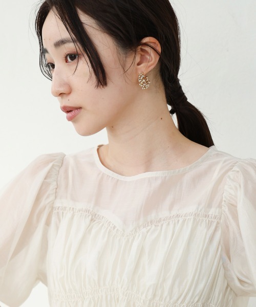 Bab（バブ）の「ランダムボールデザインピアス（ピアス（両耳用）・レディース・シルバー/ゴールド・ONESIZE）」の11枚目の写真
