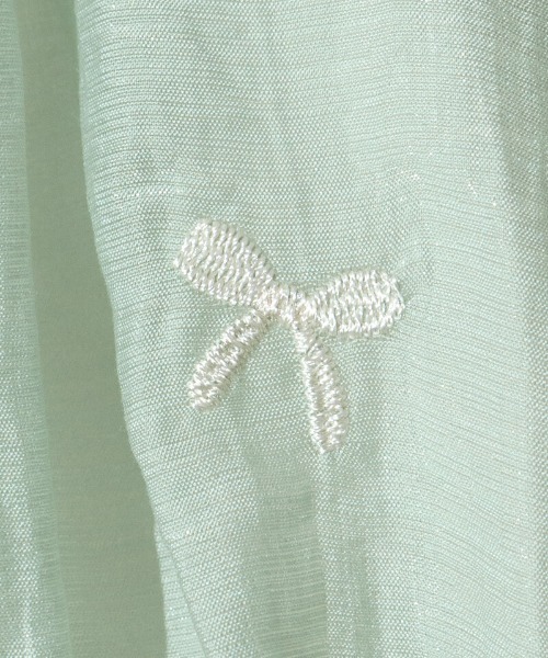 flower（フラワー）の「パーリーリボンブラウス（シャツ/ブラウス・レディース・ベージュ/ミント/アイボリー・FREE）」の16枚目の写真