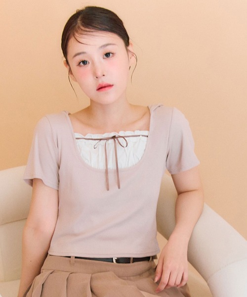 オルセン カットソー トップス レディース Women's Palm Print