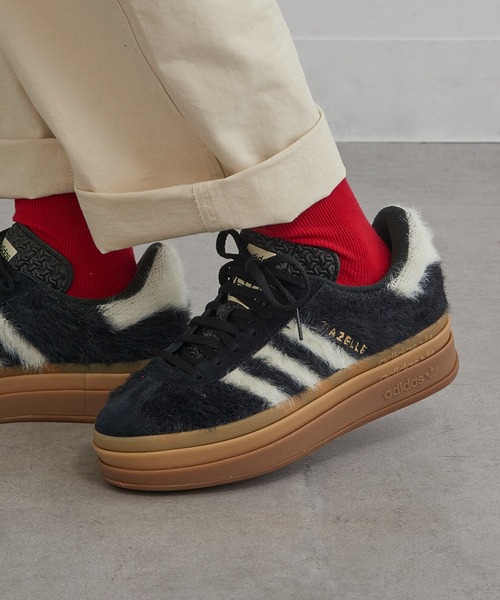 adidas Originals(アディダスオリジナルス)の「【adidas】GAZELLE BOLD W(スニーカー・レディース・ホワイト/レッド/ブラック・23cm/23.5cm/24cm/24.5cm)」の19枚目の写真
