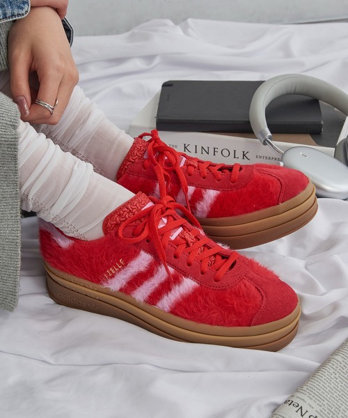 adidas Originals(アディダスオリジナルス)の「【adidas】GAZELLE BOLD W(スニーカー・レディース・ホワイト/レッド/ブラック・23cm/23.5cm/24cm/24.5cm)」の21枚目の写真