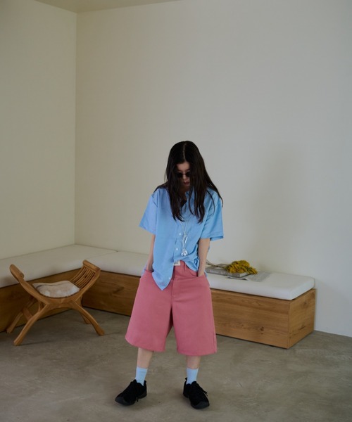 common gull products.（コモンガルプロダクツ）の「半分こジョーツ（その他パンツ・レディース・ピンク/イエロー/インディゴブルー・SMALL/MEDIUM/LARGE）」の9枚目の写真