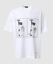 COMME des GARCONS HOMME(R f M\EI)́uRalph SteadmanvARTWORK PRINT T-SHIRT(TVc/Jbg\[)