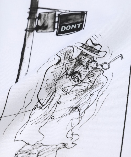 COMME des GARCONS HOMME(コム デ ギャルソン・オム)の「「Ralph Steadman」ARTWORK PRINT T-SHIRT(Tシャツ/カットソー・メンズ・ホワイト系その他/ホワイト系その他2・XL/L/M/S)」の5枚目の写真
