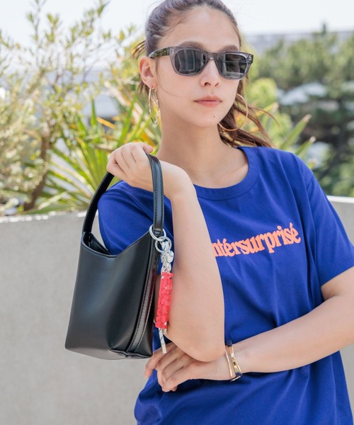 HEREIAM(ヘレイアム)の「【HEREIAM】ワンハンドルマイクロBAG(ハンドバッグ・レディース・ブラック/バーガンディー/ダークブラウン・FREE)」の8枚目の写真